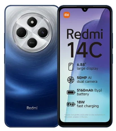 Celular Redmin 14c  Ram16 Almacenamiento256 Azul Astral