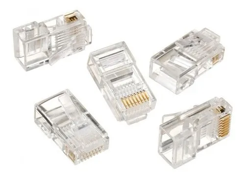 Conector Rj45 Cat 5E 10 Unidades Miokee