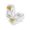Pack de 10 Conectores RJ45 Cat5 para Cable Multifilar – Terminal de 2 Puntas