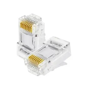 Pack de 10 Conectores RJ45 Cat5 para Cable Multifilar – Terminal de 2 Puntas