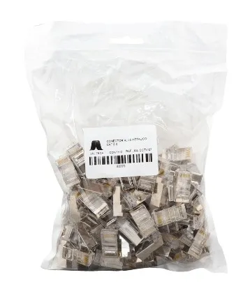 Conector Rj45 Metalico Cat5e 10 Unidades