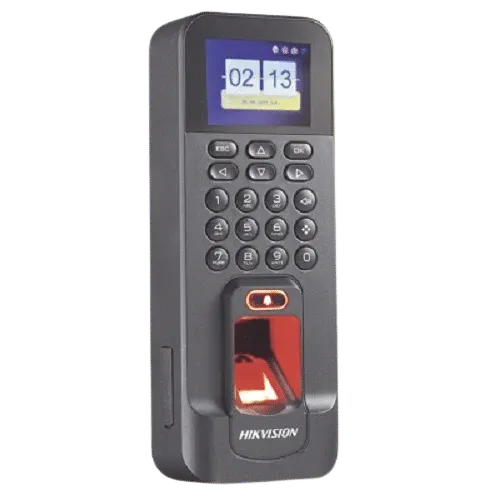 TERMINAL BIOMÉTRICO HIKVISION DS-K1T804AMF – Huella, tarjeta MIFARE, Wi-Fi y control de acceso