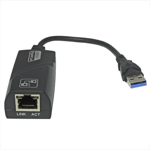 Adaptador USB-C 3.1 a RJ45 Gigabit LAN, 1000 Mbps, compatible universal