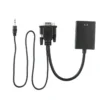 Convertidor VGA a HDMI con Audio 3.5mm – Full HD 1080p