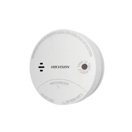 Detector de humo inalámbrico Hikvision DS-PD1-SMK-W, 433 MHz, 85 dB