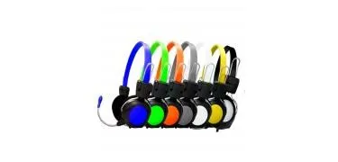 Diadema Con Microfono Stereo Colores J&R 012-Mv
