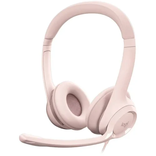 Diadema Logitech H390 Rosada USB, Micrófono con Supresión de Ruido