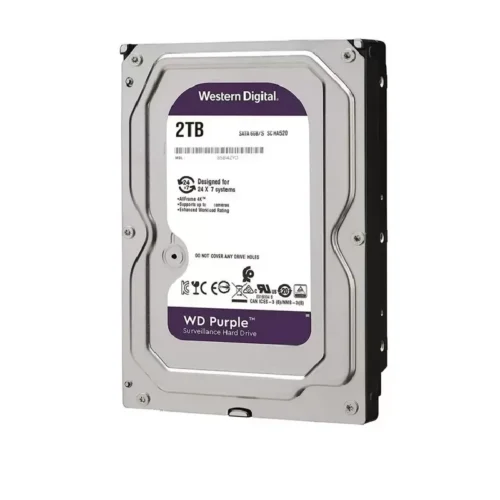 Disco Duro WD Purple 2TB WD23PURZ, SATA 3.5", Vigilancia 24/7