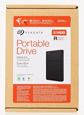 Disco Duro Externo Seagate 1TB USB 3.0 | Portátil, Rápido y Plug & Play