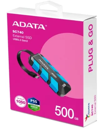 Disco Externo 500gb Solido Tipo c Adata SC740