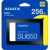 Disco de Estado Sólido ADATA Ultimate SU650 256GB SATA 3 – 520MB/s