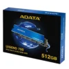 Disco Sólido SSD ADATA LEGEND 700 512GB PCIe Gen3 x4 M.2 2280 – NVMe 1.3, hasta 2000MB/s, con disipador