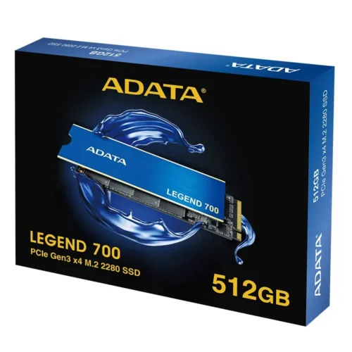 Disco Sólido SSD ADATA LEGEND 700 512GB PCIe Gen3 x4 M.2 2280 – NVMe 1.3, hasta 2000MB/s, con disipador