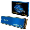 Disco Sólido SSD ADATA LEGEND 700 512GB PCIe Gen3 x4 M.2 2280 – NVMe 1.3, hasta 2000MB/s, con disipador