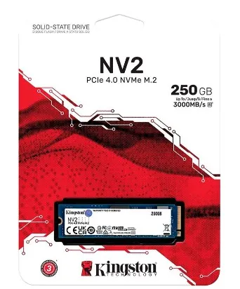 Disco Solido M.2 250Gb Kingston Nv2 Pcie