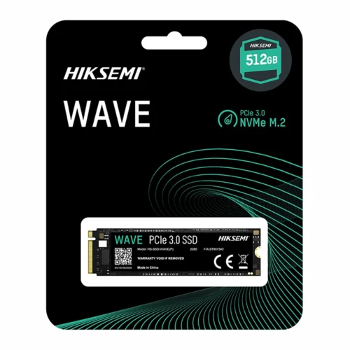 SSD WAVE (P) PCIe 3.0 NVMe M.2 – Hasta 2500 MB/s, Alto Rendimiento para Oficina y Gaming