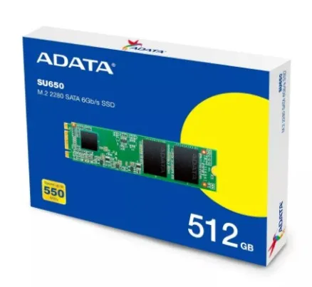 Disco Solido M.2 Adata 512Gb Su650 2 Ranuras