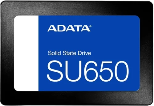 Disco de estado sólido ADATA Ultimate SU650 1TB – 2.5", SATA 6Gb/s, NAND 3D, hasta 520MB/s