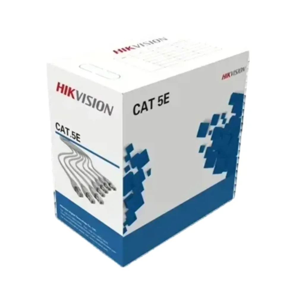 Cable UTP Cat 5E Interior Hikvision DS-1LN5E-E/E, 305m, 100% Cobre, 24 AWG