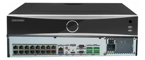 NVR Hikvision DS-7732NXI-K4/16P AcuSense 4K – 32 Canales, 16 PoE, IA, Reconocimiento Facial y Grabación 12 MP