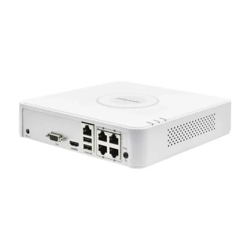 DVR/NVR Hikvision DS-7104NI-Q1/4P, 4 canales PoE, 1080p, hasta 6MP