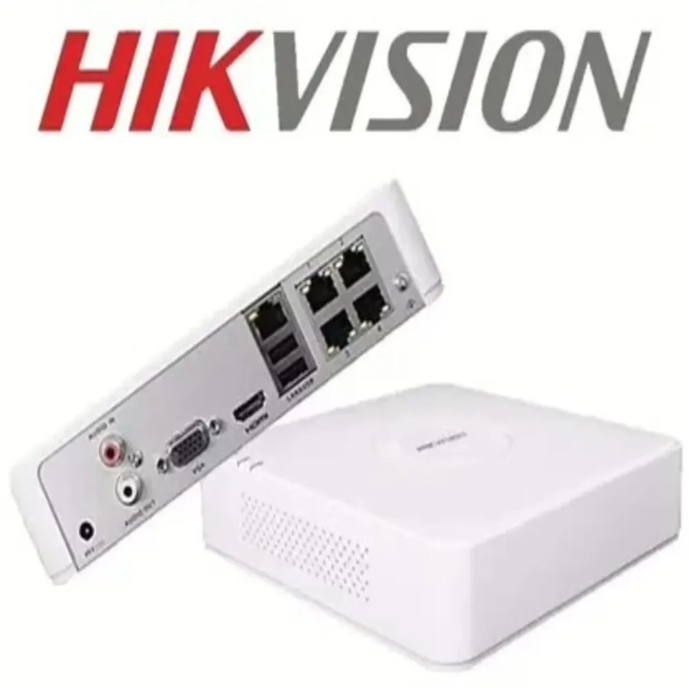 DVR/NVR Hikvision DS-7104NI-Q1/4P, 4 canales PoE, 1080p, hasta 6MP