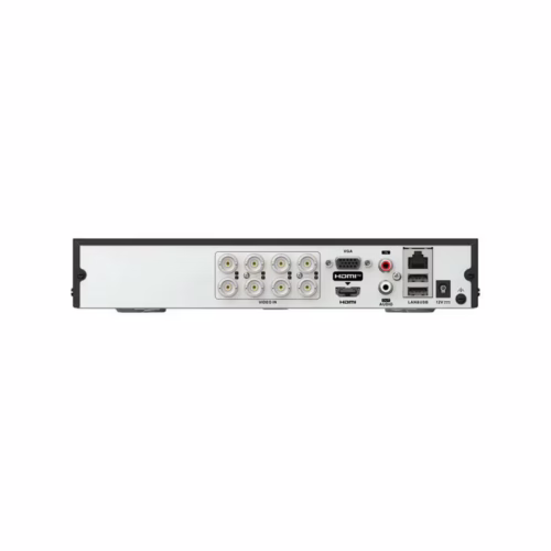 DVR H.265 de 8 canales 720p 1U DS-7208HGHI-M1 – Hikvision, con detección inteligente de movimiento