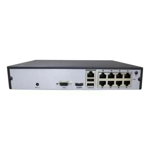 NVR 4K 8 Canales con 8 Puertos PoE HIKVISION DS-7608NI-Q1/8P