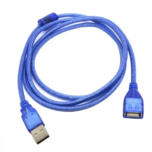 EXTENSIÓN USB 2.0 1.5M BLINDADA – Con filtro, conexión estable y sin interferencias