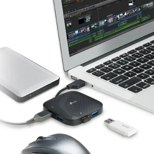 Hub USB 3.0 de 4 Puertos, Ultra Compacto, Alta Velocidad