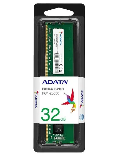 Memoria RAM ADATA Premier DDR4 32GB 3200 MHz U-DIMM – Bajo consumo, alta velocidad