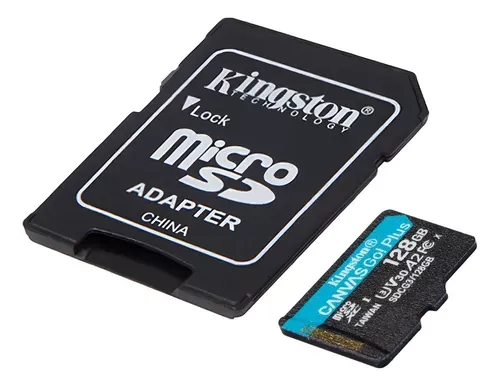 Tarjeta MicroSD 128GB Kingston Canvas Go! Plus – 170 MB/s, U3 V30 A2, Clase 10, 4K