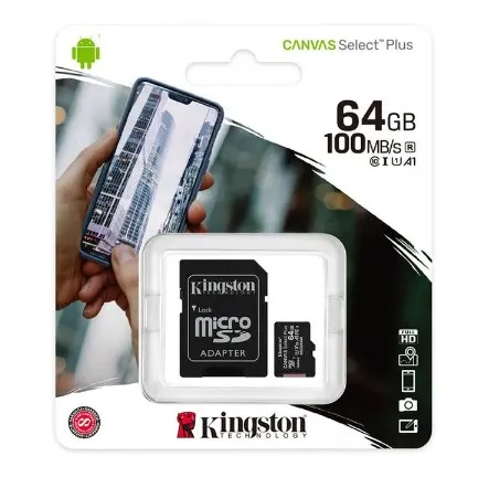 Memoria Micro Sd 64 Clase 10 Kingston