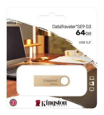 Memoria Usb 64Gb Kingston Datatraveler Se9 G3