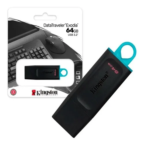 Memoria Usb 64 Kingston Datatraveler Exodia Usb 3.2
