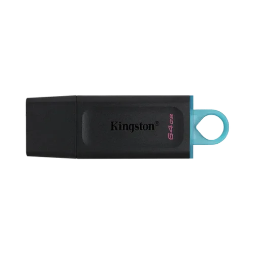 Unidad Flash USB 64GB Kingston DataTraveler Exodia – USB 3.2, Capuchón y Llavero