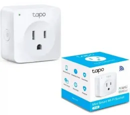 Mini enchufe inteligente Wi-Fi TP-Link Tapo P100 – Control remoto, Alexa y Google, diseño compacto