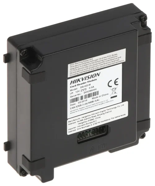 Módulo lector IP Hikvision DS-KD-M para portero modular IP65 Mifare