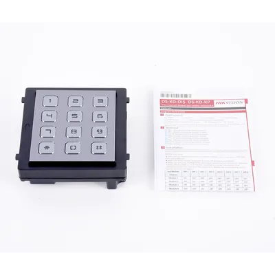 Módulo teclado numérico Hikvision DS-KD-KP para portero IP modular IP65