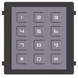 Módulo teclado numérico Hikvision DS-KD-KP para portero IP modular IP65