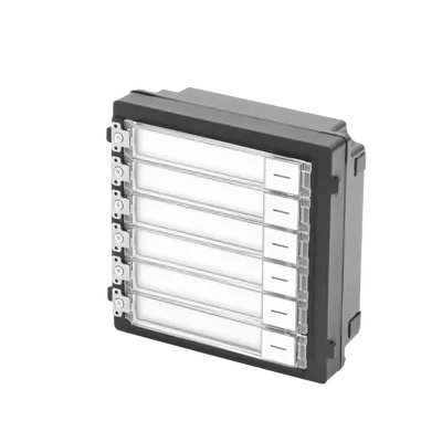 Módulo de 6 botones Hikvision DS-KD-KK para portero modular IP65