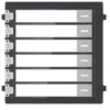 Módulo de 6 botones Hikvision DS-KD-KK para portero modular IP65