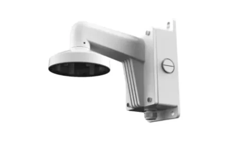 SOPORTE DE MONTAJE EN PARED DS-1273ZJ-130B HIKVISION – Aluminio, con caja de conexiones