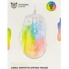 Mouse Gamer RGB ONIKUMA CW923 12800 DPI con Cable | Diseño Transparente y Ergonómico