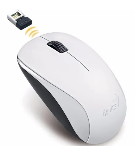 Mouse Genius Nx-7000 Blanco Inalambrico