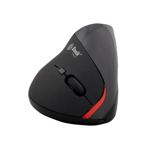 Mouse Vertical Inalámbrico Recargable JALTECH – Ergonómico, USB-C, 1600 DPI