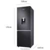 Nevera Samsung Congelador Inferior 307 Lts Rb30N4160B1