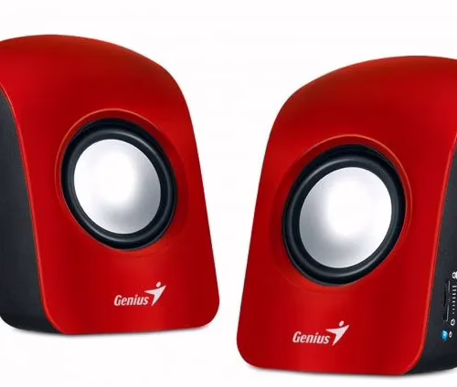 Parlantes Genius U115 Rojo