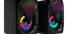 Parlantes USB RGB Jaltech para PC x2 – 6W, Bajo Reforzado, Luz LED, Control de Volumen