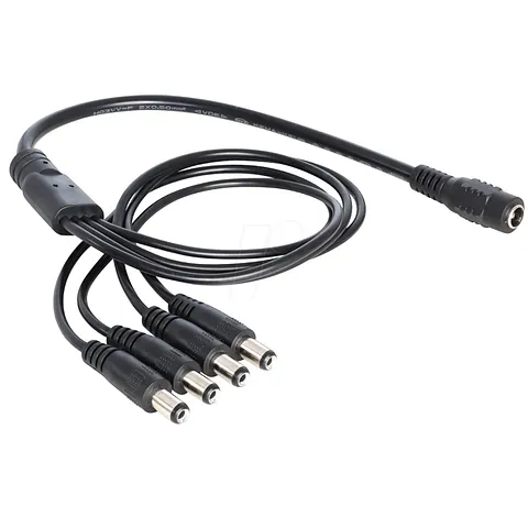 Splitter SAT 4 Vías – Divisor de Voltaje 12V para Cámaras CCTV
